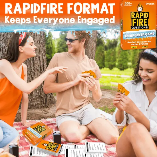 Rapid Fire Questions Kids & Family Card Quiz Game {3}