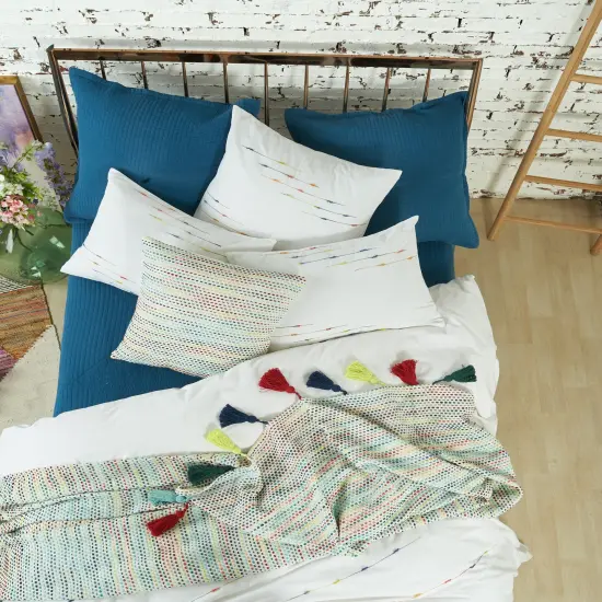 Ella Accent Throw Pillow, 22" x 22" {6}