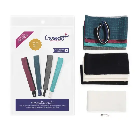 Crosscut Sewing Co.&reg; Headband Sewing Project Kit for Beginners Grasscloth {1}
