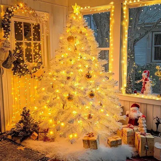 Indoor/Outdoor 100 LED String Lights with Flexible Clear Wire {1}