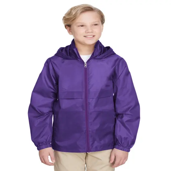 Team 365&reg; Youth Zone Protect Lightweight Jacket SPORT PURPLE {1}