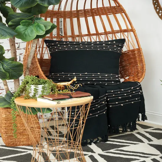 Tabb Onyx Dune Throw Blanket {3}