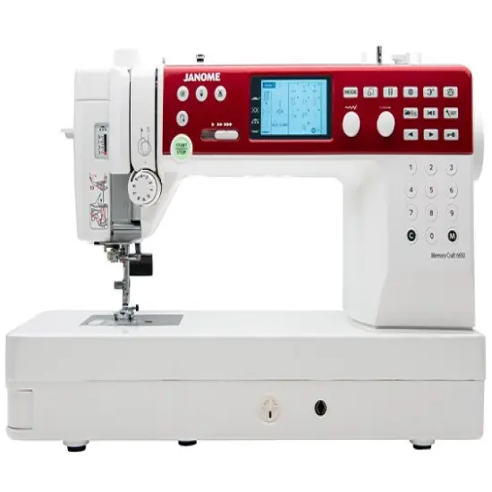 Janome Memory Craft 6650 Sewing and Quilting Machine {6}
