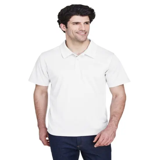 Team 365&reg; Men's Command Snag Protection Polo SPORT SILVER {3}