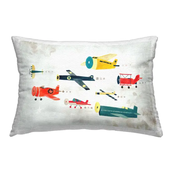 Scuba Diver Among Whales Outdoor Printed Pillow Design by Irene Chan, 14 x 7 x 20 {1}