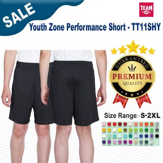 Team 365&reg; Youth Zone Performance Short SPORT DARK NAVY {2}