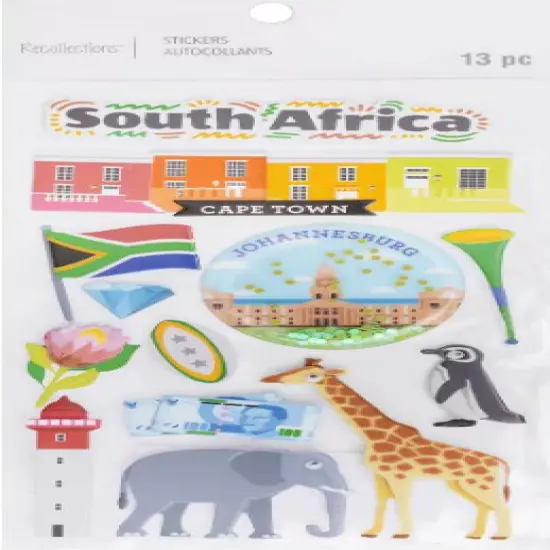 Recollections South Africa Dimensional Stickers {1}