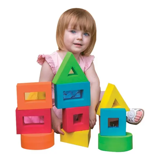 Edushape Color Window Foam Shapes {4}