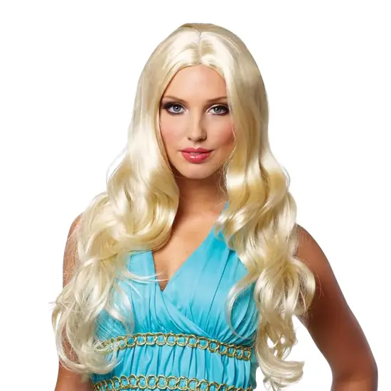 Goddess Adult Blonde Costume Wig {1}