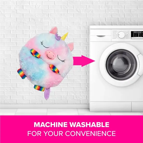 Happy Nappers: Pillow & Sleepy Sack: Medium - Rainbow Unicorn - 54 x 20", Plush Animal Character, 2-In-1 Pillow Sleeping Bag, Play, Kids Ages 3+ {7}