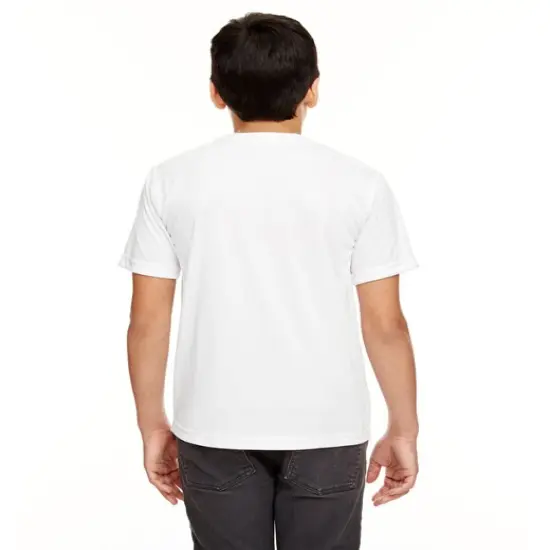 UltraClub&reg; Youth Cool & Dry Basic Performance T-Shirt CHARCOAL {5}