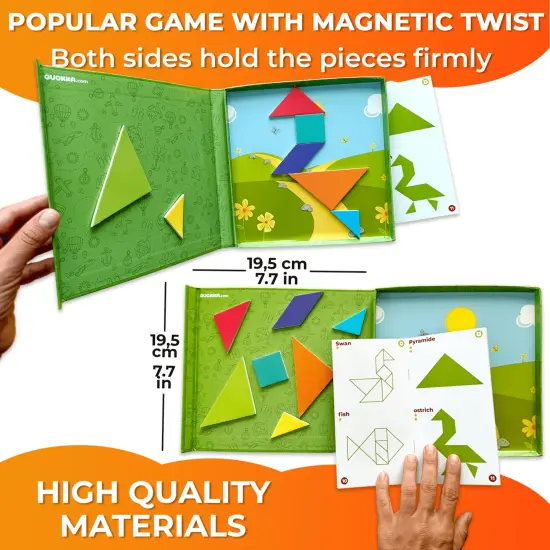 Tangram Magnet Game for Kids | Travel I Road Trip {3}