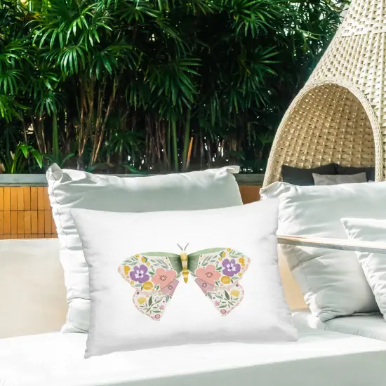 Snail & Natural Mushrooms Outdoor Printed Pillow Design by Kim Allen, 14 x 7 x 20 {2}