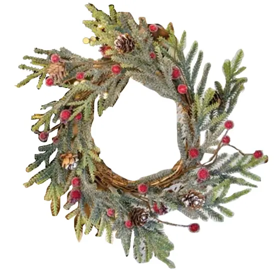 Mountain Pine With Berries Wreath {1}