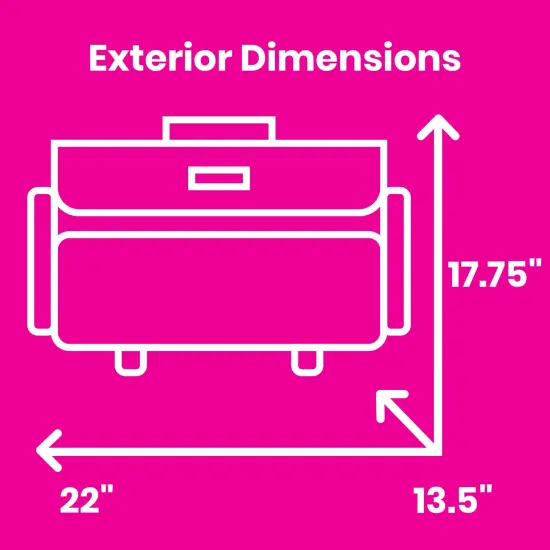 XL 4 Wheel Collapsible Deluxe Rolling Sewing Machine Storage Case, Purple Floral {3}