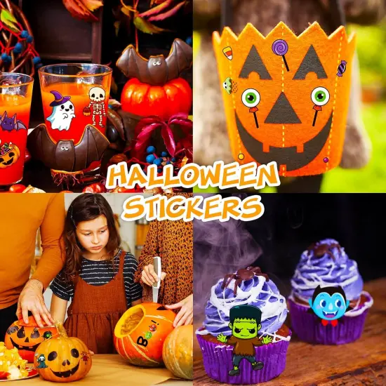 50-Sheet Halloween Stickers - 660pcs {4}
