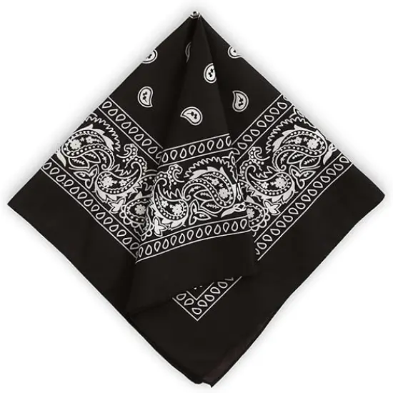 Large Bandana Headband - Handkerchief Bandanas for Men & Women - Paisley Bandana Pack - Cowboy Scarf {1}
