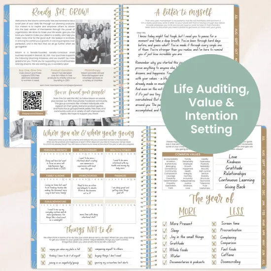 bloom daily planners 2025-26 Academic Planner, Soft Cover, 8.5" x 11", Cleerely Stated {6}