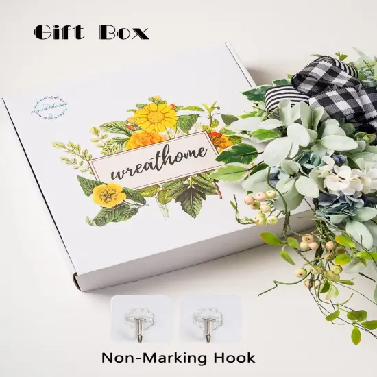 Wreaths for Front Door Year Round {2}