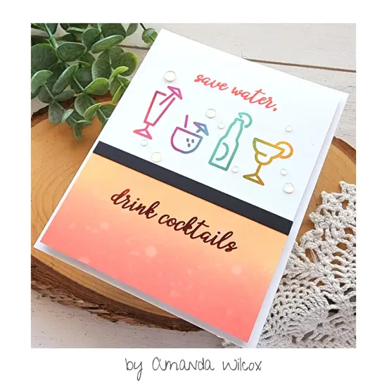 Deco Foil Adhesive Transfer Sheets 5.9" x 5.9"-Cheers {5}