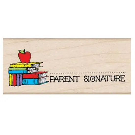 Parent Signature with Apple Stamp {1}