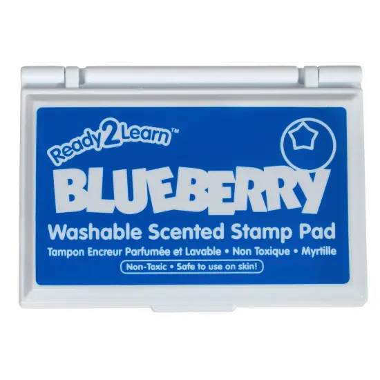 Washable Stamp Pad, Blueberry Scented, Blue {1}