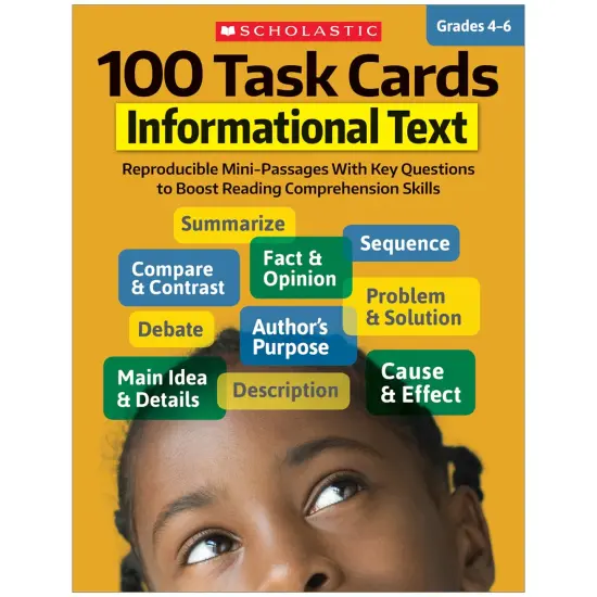 100 Task Cards: Informational Text, Grade 4-6 {1}