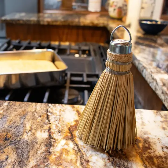 Unique Decorative and Functional Straw Broom Poke Cake Tester Baking Accessory {6}