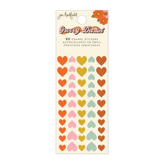 Jen Hadfield Groovy Darlin' Enamel Dots-50/Pkg {1}