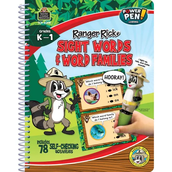 Ranger Rick&reg; Power Pen&reg; Learning Book: Sight Words & Word Families {1}