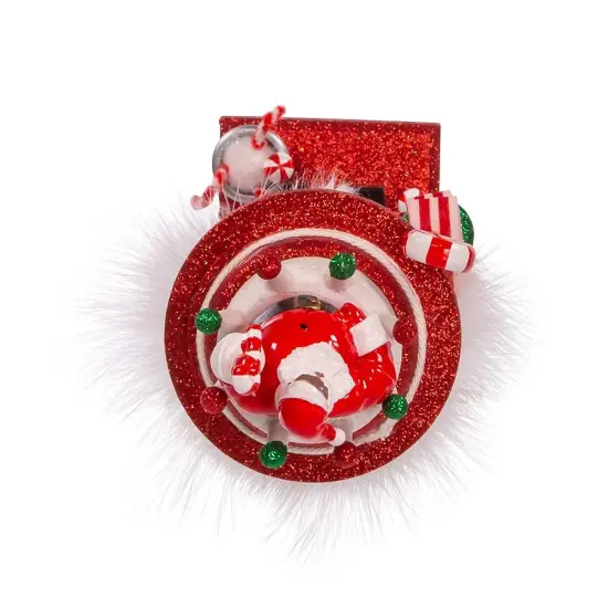 Kurt Adler 10-Inch Hollywood Black Nutcracker with Santa Hat {5}