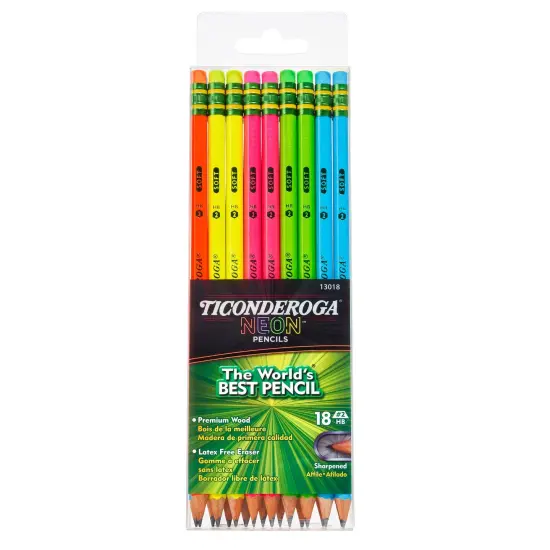 Neon Pencil, 18 Count {1}