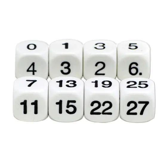 Math Numbers Dice {1}
