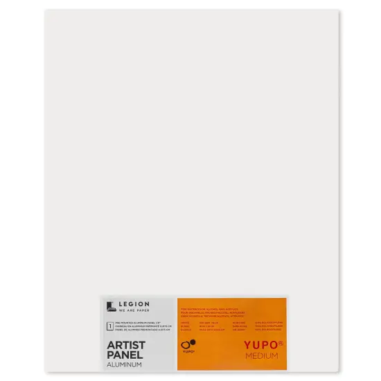 Yupo Pre-Mounted Aluminum Artist Panel 16"X20"-For Dry Media {1}