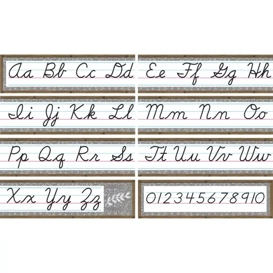 Home Sweet Classroom Cursive Mini Bulletin Board Set {1}