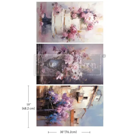 Prima Re-Design Decoupage Decor Tissue Paper-Lilac Lush Celebration {1}