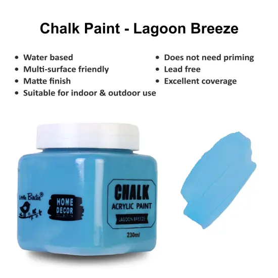 Little Birdie Home Decor Chalk Paint-Lagoon Breeze {3}