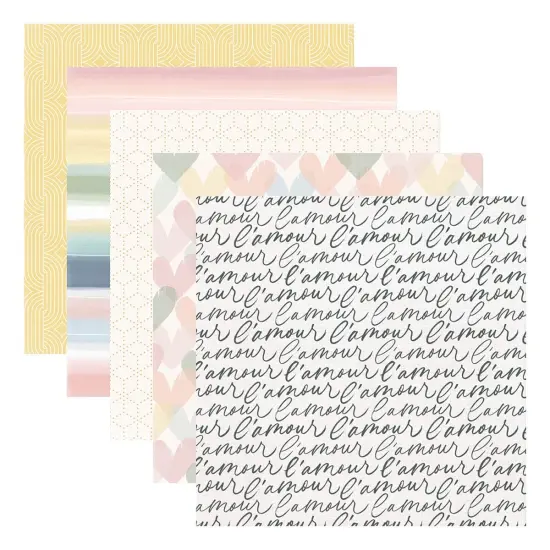 Spellbinders Designer Paper Pack 12"X12" From Rosie's Studio-Heartfelt {5}