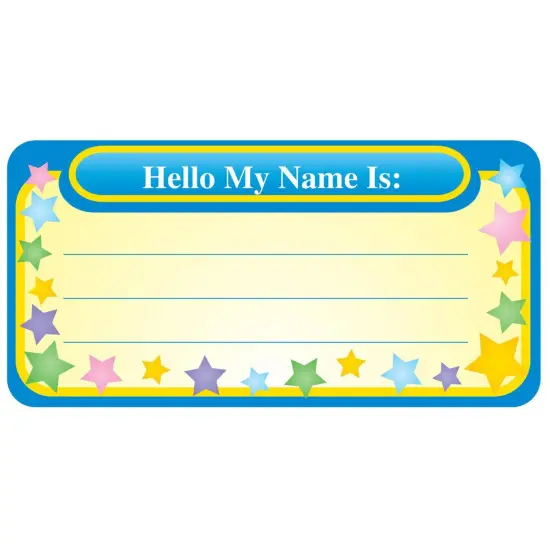 My Name Is Nametags, 1-5/8" x 3-1/4" , Pack of 36 {1}