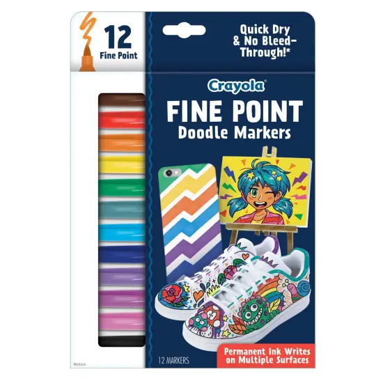 Doodle & Draw Fine Point Doodle Marker, 12 Count {1}