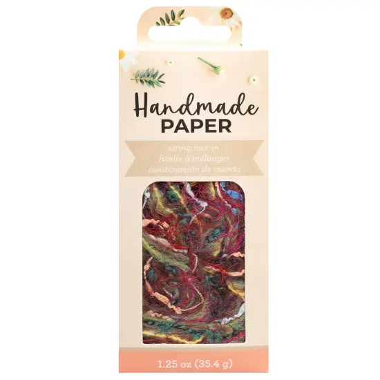 American Crafts Handmade Paper Mix-Ins-String {1}