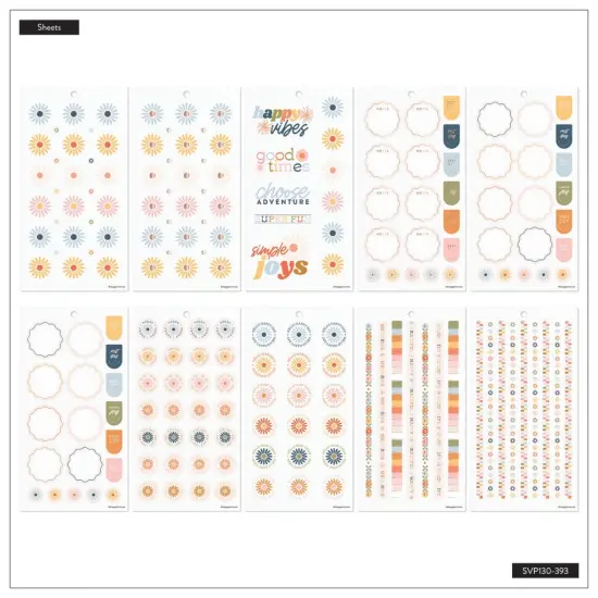 Happy Planner Sticker Value Pack 30/Sheets-Simple Joys {7}