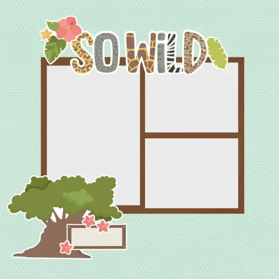 Simple Stories Simple Pages Page Pieces-Say Cheese Wild {3}