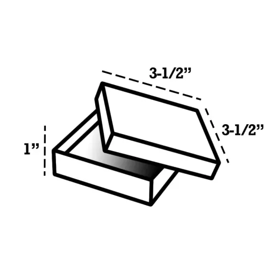 Kraft Cotton Filled Jewelry Box #33 (Case of 100) (Original Version) {6}