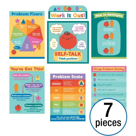 Social Problem-Solving Bulletin Board Set, 7 Pieces {5}