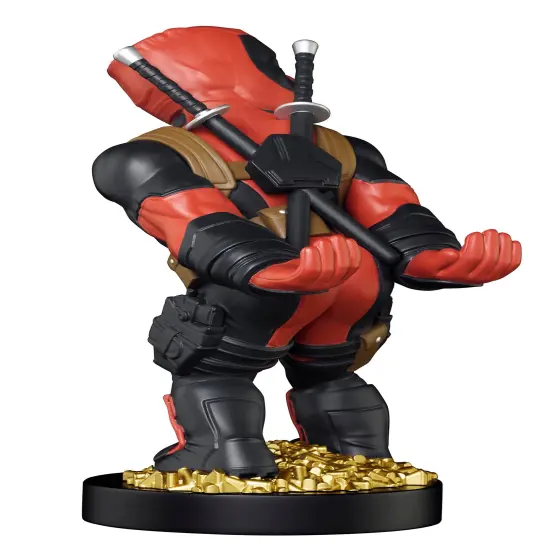 Exquisite Gaming: Marvel: Deadpool Rear View - Original Mobile Phone & Gaming Controller Holder, Device Stand, Cable Guys, Licensed Figure {3}