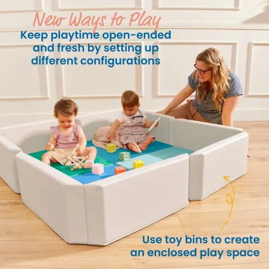 Play Patch Activity Mat and Toy Bins, Beginner Playset, 6-Piece Contemporary {4}