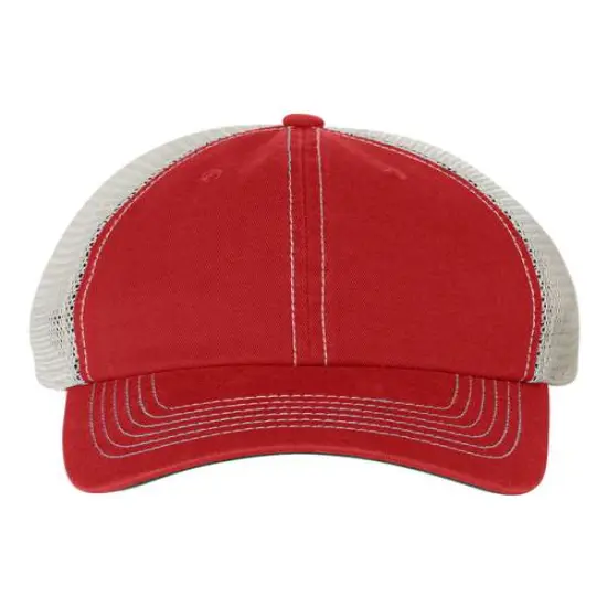 47 Brand&reg; Trawler Cap & Durable Seafarer's Essential Red/ Stone {1}