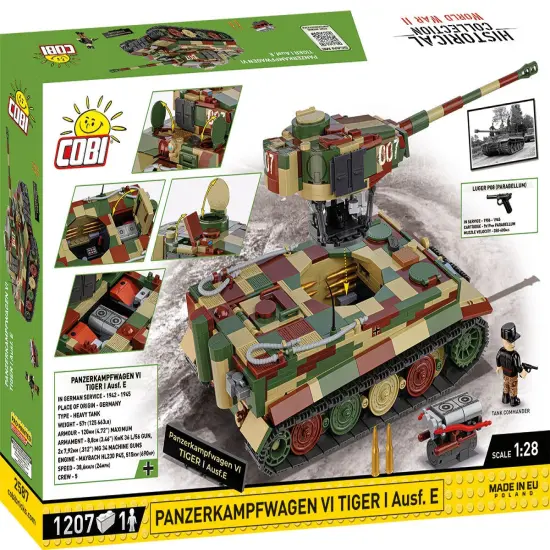 COBI Historical Collection WWII Panzerkampfwagen VI TIGER I Ausf. E - EXECUTIVE EDITION {5}