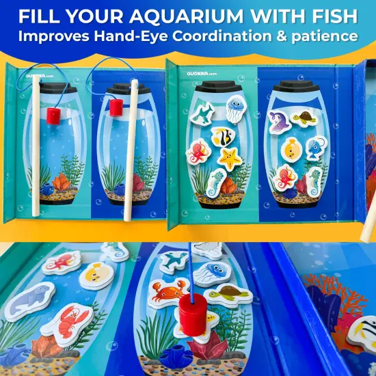 Fishing & Memory Travel Game for Kids {3}